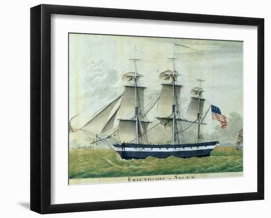 Uss 'Friendship' of Salem-Giuseppe Fedi-Framed Giclee Print