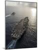 USS George Washington And USS Mobile Bay Underway in the Pacific Ocean-Stocktrek Images-Mounted Photographic Print