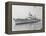 USS Indianapolis at Sea-null-Framed Premier Image Canvas