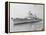 USS Indianapolis at Sea-null-Framed Premier Image Canvas