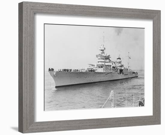 USS Indianapolis at Sea-null-Framed Photographic Print