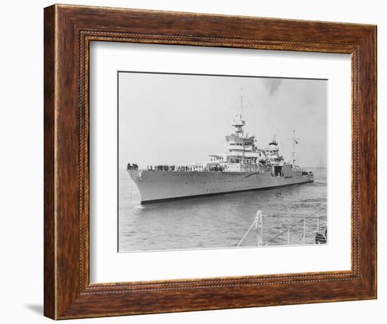 USS Indianapolis at Sea-null-Framed Photographic Print