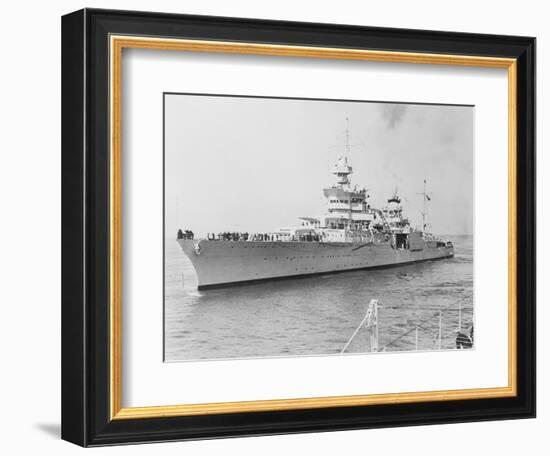 USS Indianapolis at Sea-null-Framed Photographic Print