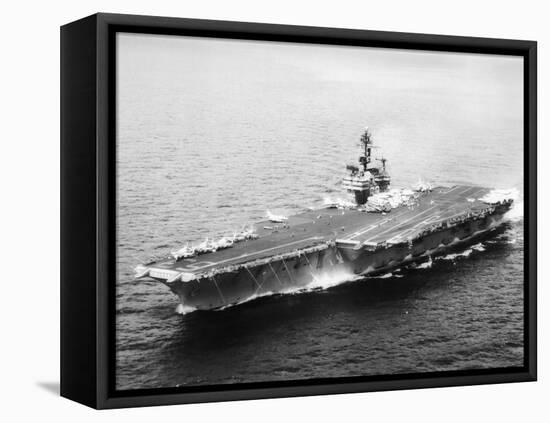 USS Kitty Hawk, Aircraft Carrier-null-Framed Premier Image Canvas