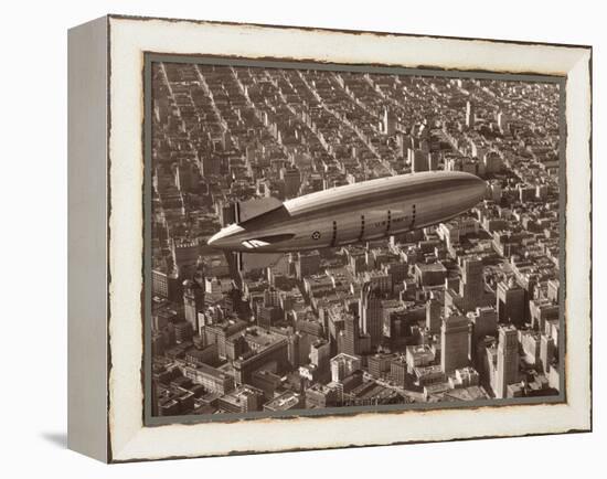 USS Macon, San Francisco, 1933-Clyde Sunderland-Framed Stretched Canvas