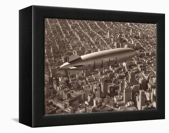 USS Macon, San Francisco, 1933-Clyde Sunderland-Framed Stretched Canvas