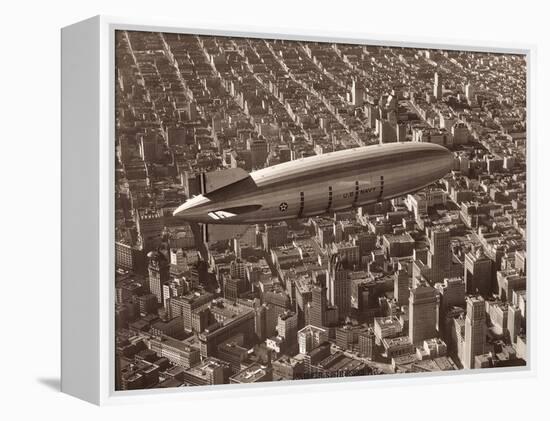 USS Macon, San Francisco, 1933-Clyde Sunderland-Framed Stretched Canvas