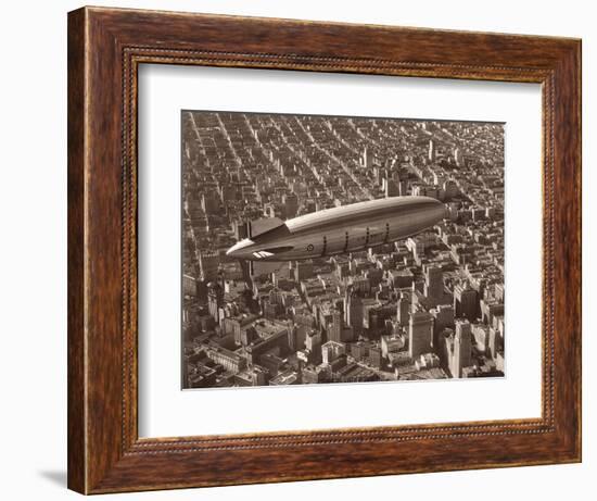 USS Macon, San Francisco, 1933-Clyde Sunderland-Framed Art Print