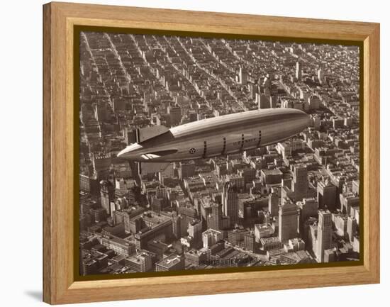 USS Macon, San Francisco, 1933-Clyde Sunderland-Framed Stretched Canvas