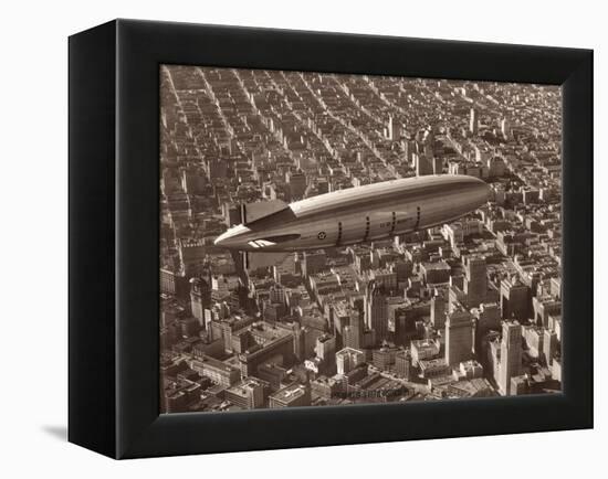 USS Macon, San Francisco, 1933-Clyde Sunderland-Framed Stretched Canvas