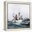 USS Maine Saluting the Spanish Flagship Upon Arrival in Havana Harbor, 1898-null-Framed Premier Image Canvas