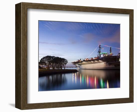 USS Midway Aircraft Carrier Museum, San Diego, California, United States of America, North America-Richard Cummins-Framed Photographic Print