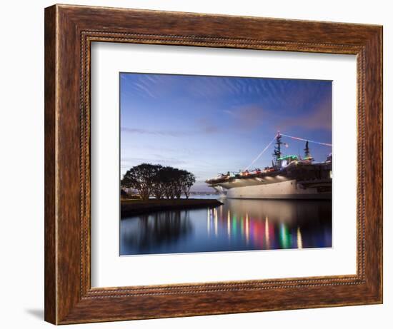 USS Midway Aircraft Carrier Museum, San Diego, California, United States of America, North America-Richard Cummins-Framed Photographic Print