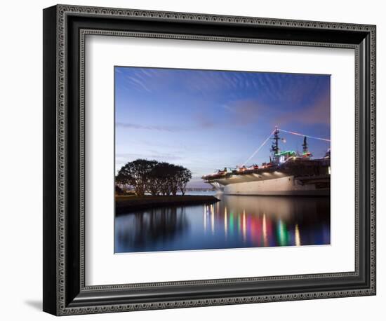 USS Midway Aircraft Carrier Museum, San Diego, California, United States of America, North America-Richard Cummins-Framed Photographic Print