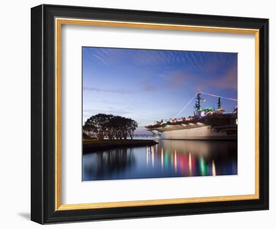 USS Midway Aircraft Carrier Museum, San Diego, California, United States of America, North America-Richard Cummins-Framed Photographic Print