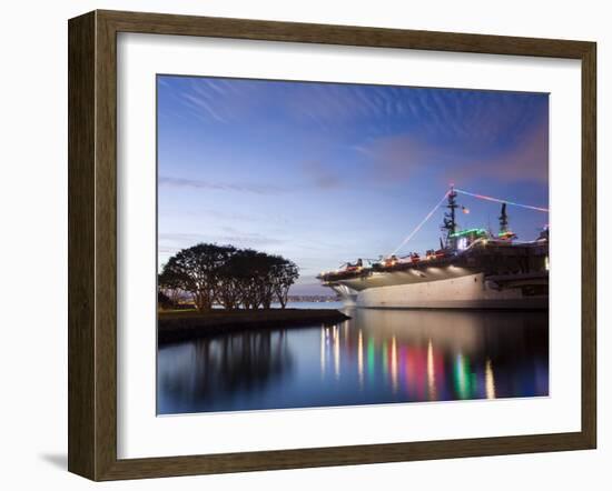 USS Midway Aircraft Carrier Museum, San Diego, California, United States of America, North America-Richard Cummins-Framed Photographic Print