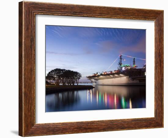 USS Midway Aircraft Carrier Museum, San Diego, California, United States of America, North America-Richard Cummins-Framed Photographic Print