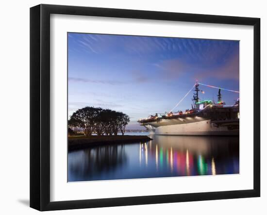 USS Midway Aircraft Carrier Museum, San Diego, California, United States of America, North America-Richard Cummins-Framed Photographic Print