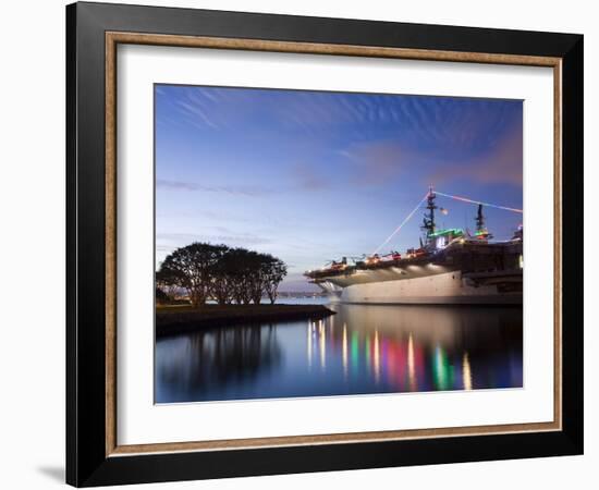 USS Midway Aircraft Carrier Museum, San Diego, California, United States of America, North America-Richard Cummins-Framed Photographic Print