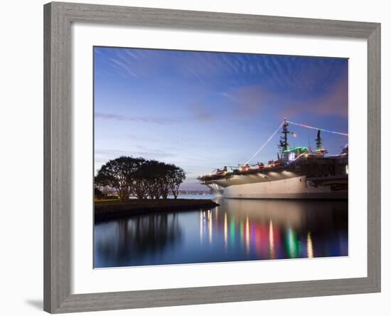 USS Midway Aircraft Carrier Museum, San Diego, California, United States of America, North America-Richard Cummins-Framed Photographic Print