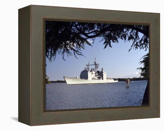 USS Mobile Bay-Stocktrek Images-Framed Premier Image Canvas