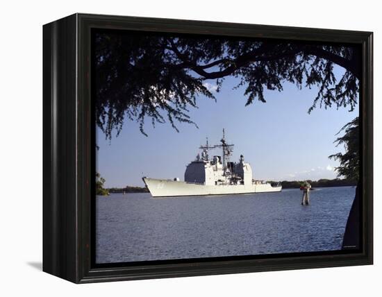 USS Mobile Bay-Stocktrek Images-Framed Premier Image Canvas