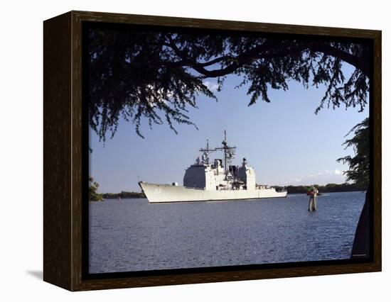 USS Mobile Bay-Stocktrek Images-Framed Premier Image Canvas