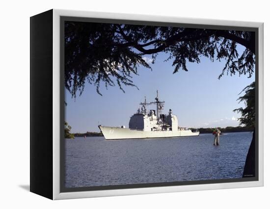 USS Mobile Bay-Stocktrek Images-Framed Premier Image Canvas