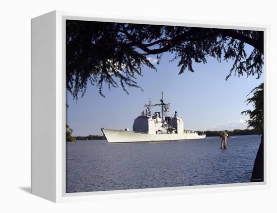 USS Mobile Bay-Stocktrek Images-Framed Premier Image Canvas