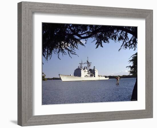 USS Mobile Bay-Stocktrek Images-Framed Photographic Print