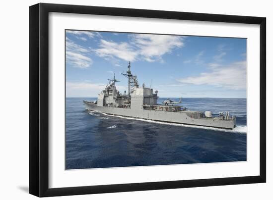 Uss Princeton Conducts Flight Operations with an Mh-60R Sea Hawk-null-Framed Photographic Print