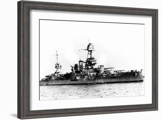 USS Texas Ship-Lantern Press-Framed Art Print