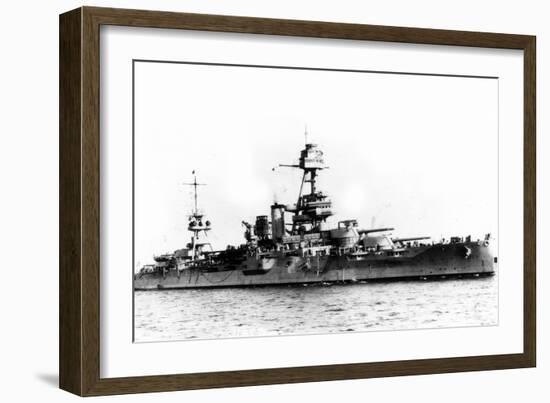 USS Texas Ship-Lantern Press-Framed Art Print