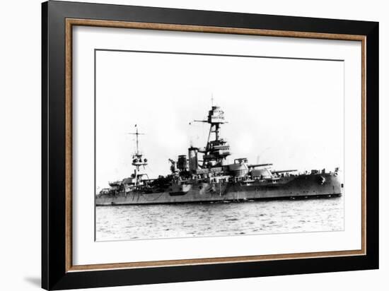 USS Texas Ship-Lantern Press-Framed Art Print