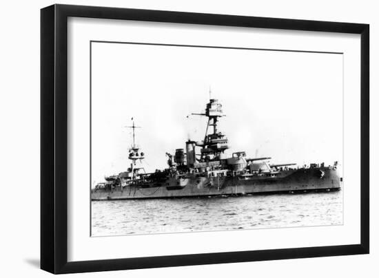 USS Texas Ship-Lantern Press-Framed Art Print