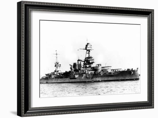 USS Texas Ship-Lantern Press-Framed Art Print