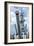 USS Wisconsin - Guns View-Lantern Press-Framed Art Print