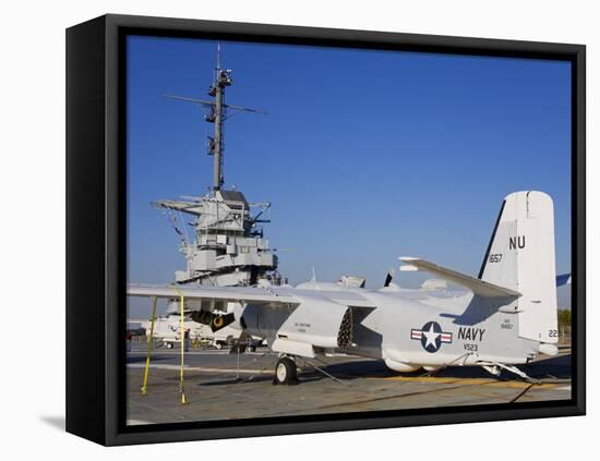 Uss Yorktown Aircraft Carrier, Patriots Point Naval and Maritime Museum, Charleston-Richard Cummins-Framed Premier Image Canvas