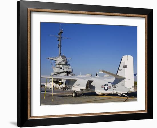 Uss Yorktown Aircraft Carrier, Patriots Point Naval and Maritime Museum, Charleston-Richard Cummins-Framed Photographic Print