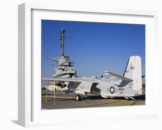 Uss Yorktown Aircraft Carrier, Patriots Point Naval and Maritime Museum, Charleston-Richard Cummins-Framed Photographic Print