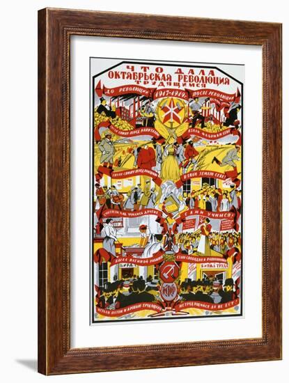 USSR Poster, 1919-null-Framed Giclee Print