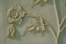 Carved Lotus Flower, Detail from an Exterior Wall, 1643-Ustad Ahmad Lahori-Photographic Print