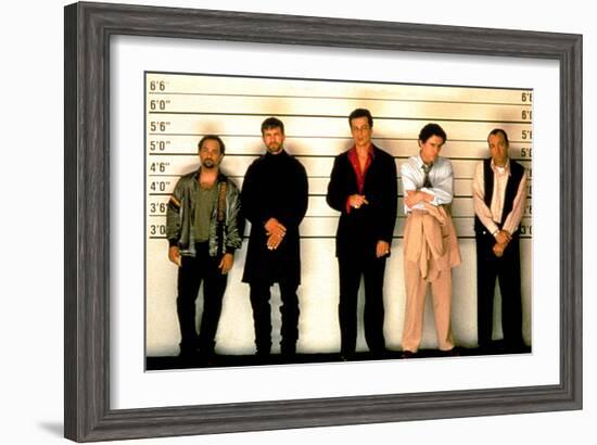Usual Suspects, 1995, in Police Lineup Seance D'Identification-null-Framed Photo