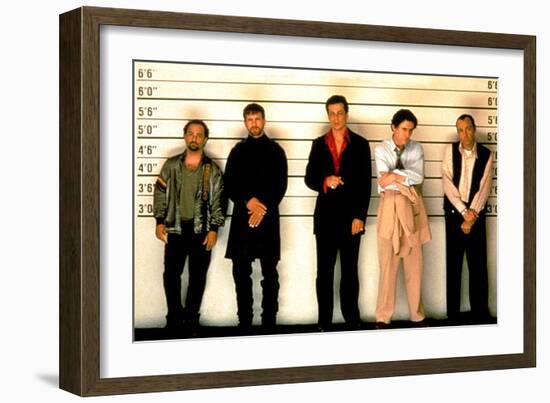 Usual Suspects, 1995, in Police Lineup Seance D'Identification-null-Framed Photo