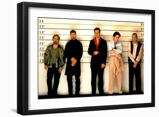 Usual Suspects, 1995, in Police Lineup Seance D'Identification--Framed Photo