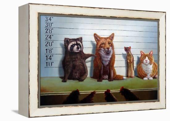 Usual Suspects-Lucia Heffernan-Framed Stretched Canvas