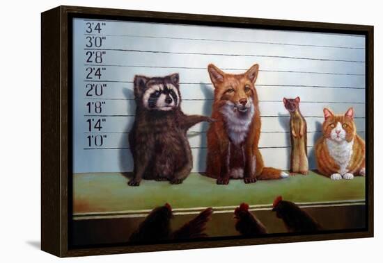 Usual Suspects-Lucia Heffernan-Framed Stretched Canvas