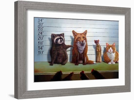 Usual Suspects-Lucia Heffernan-Framed Premium Giclee Print