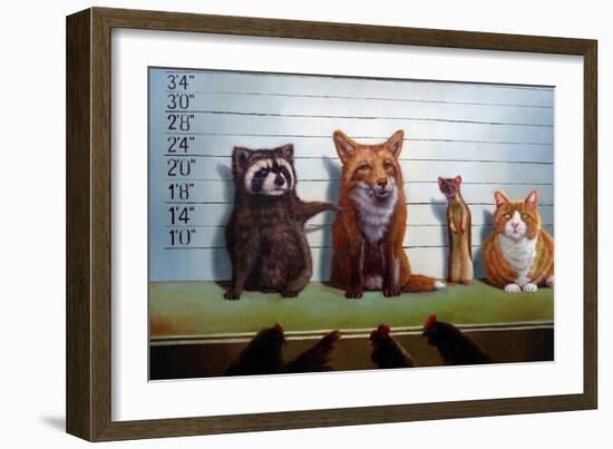 Usual Suspects-Lucia Heffernan-Framed Premium Giclee Print