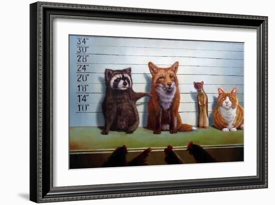 Usual Suspects-Lucia Heffernan-Framed Premium Giclee Print